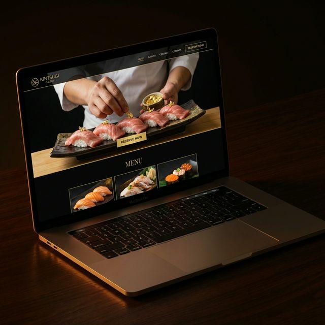 Captura de pantalla del proyecto Sakura Sushi Bar
